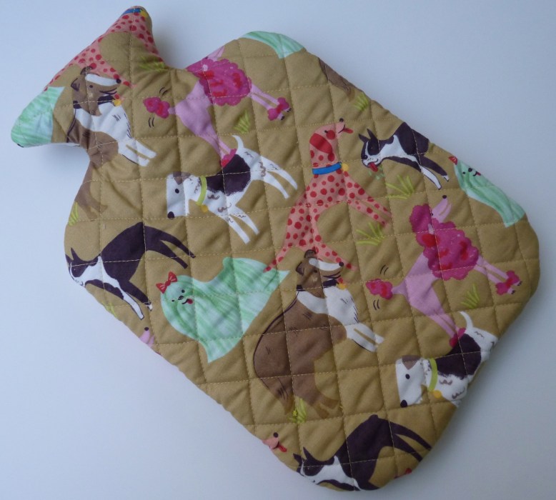 Customised hot water bottle cover