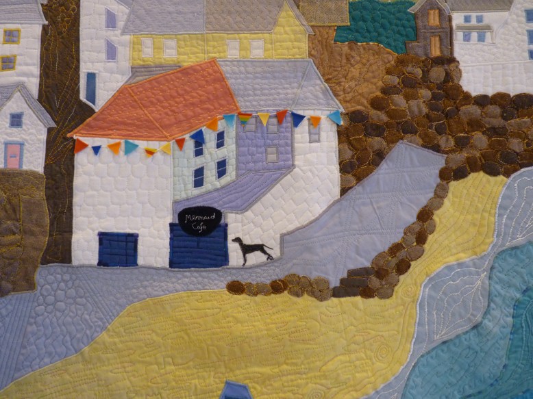 Quilt 60 - Good Morning Gorran (detail) by Brenda Thomas