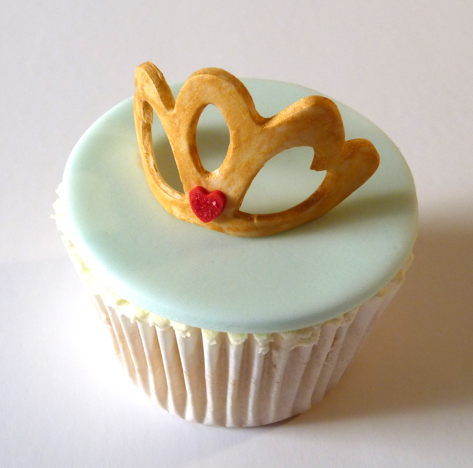 Tiara cupcake topper, tiara cupcake decoration