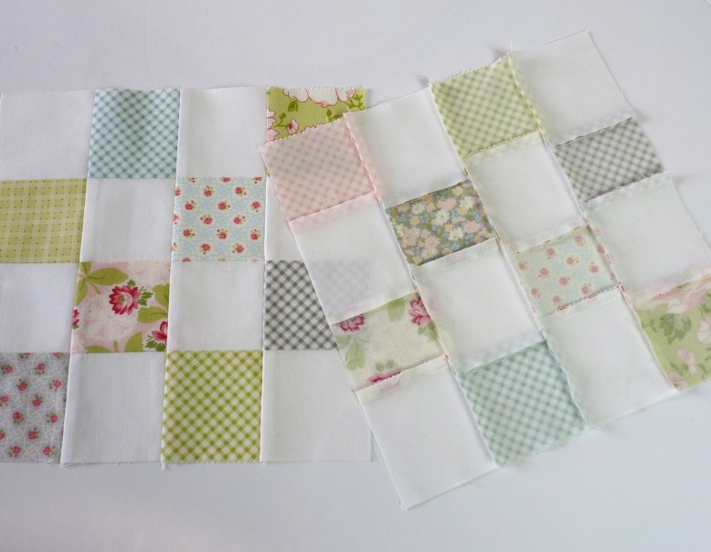 Ambleside checkerboard quilt blocks