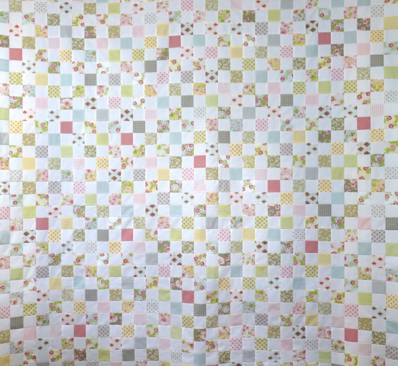 Ambleside checkerboard quilt top