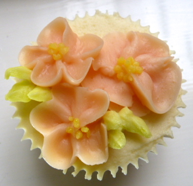 Swiss meringue buttercream cherry blossom