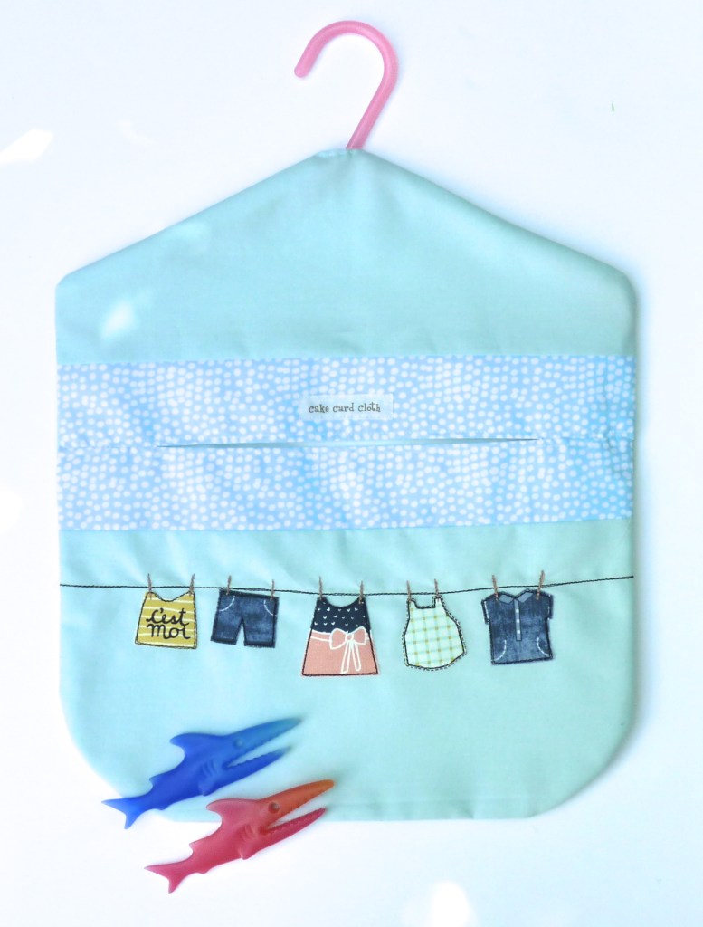 Lined peg bag
