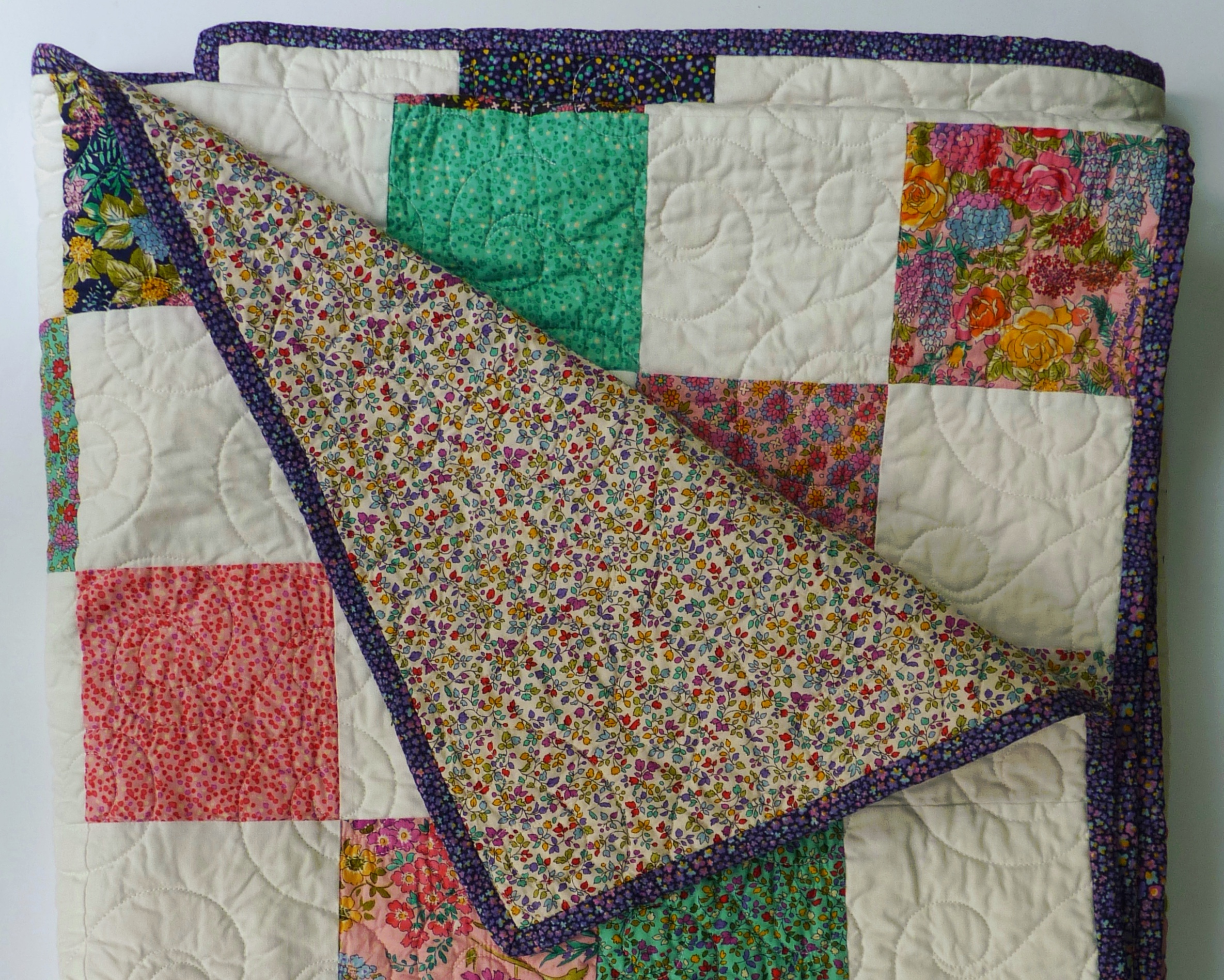 Regent Street lawn charm pack quilt detail
