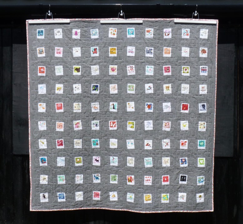 Memories of childhood Polaroid quilt