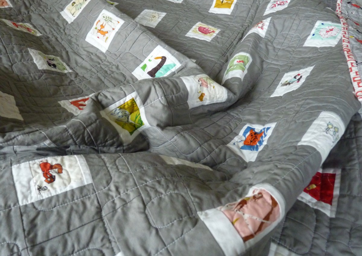 Polaroid quilt detail