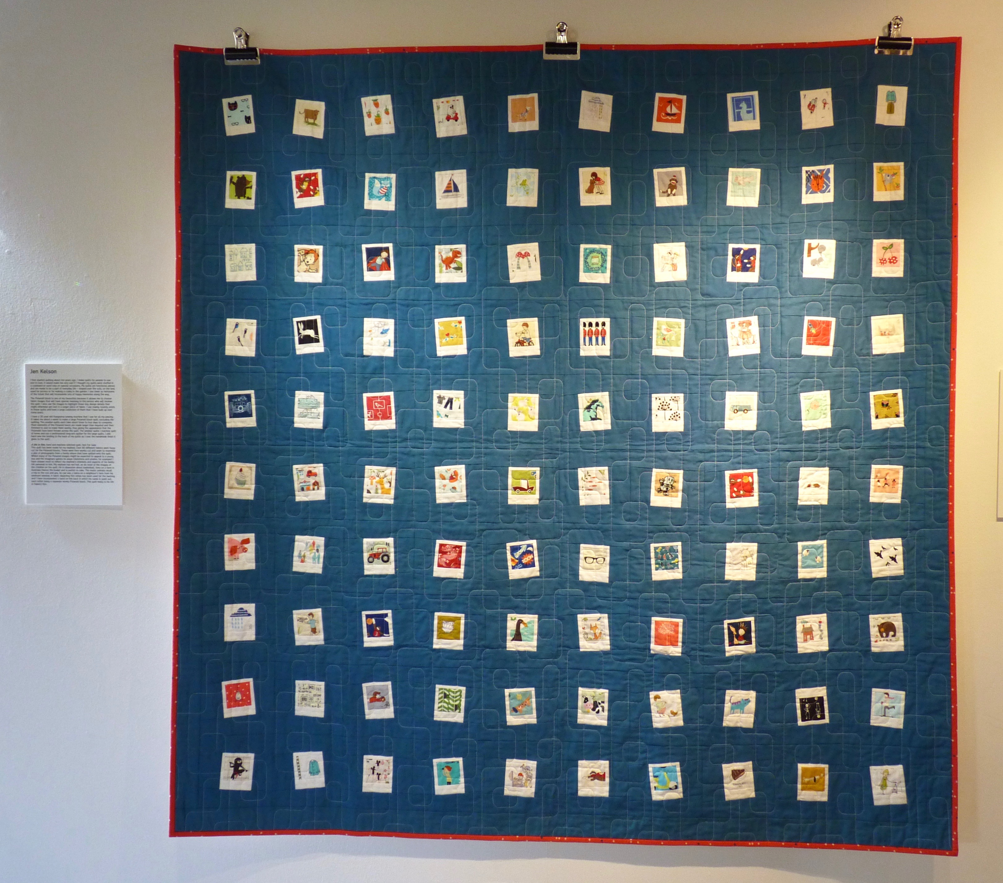 A Life in Film quilt - Rheged Gallery - New Quilting exhibition